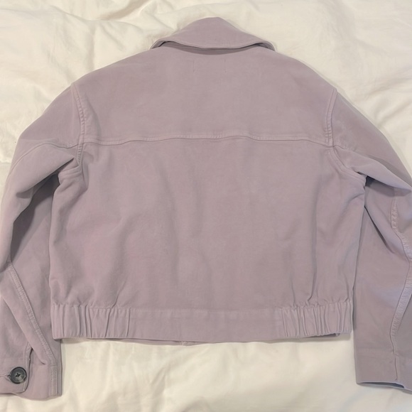 Everlane Moleskin Utility Jacket (Lilac) - Picture 4 of 4